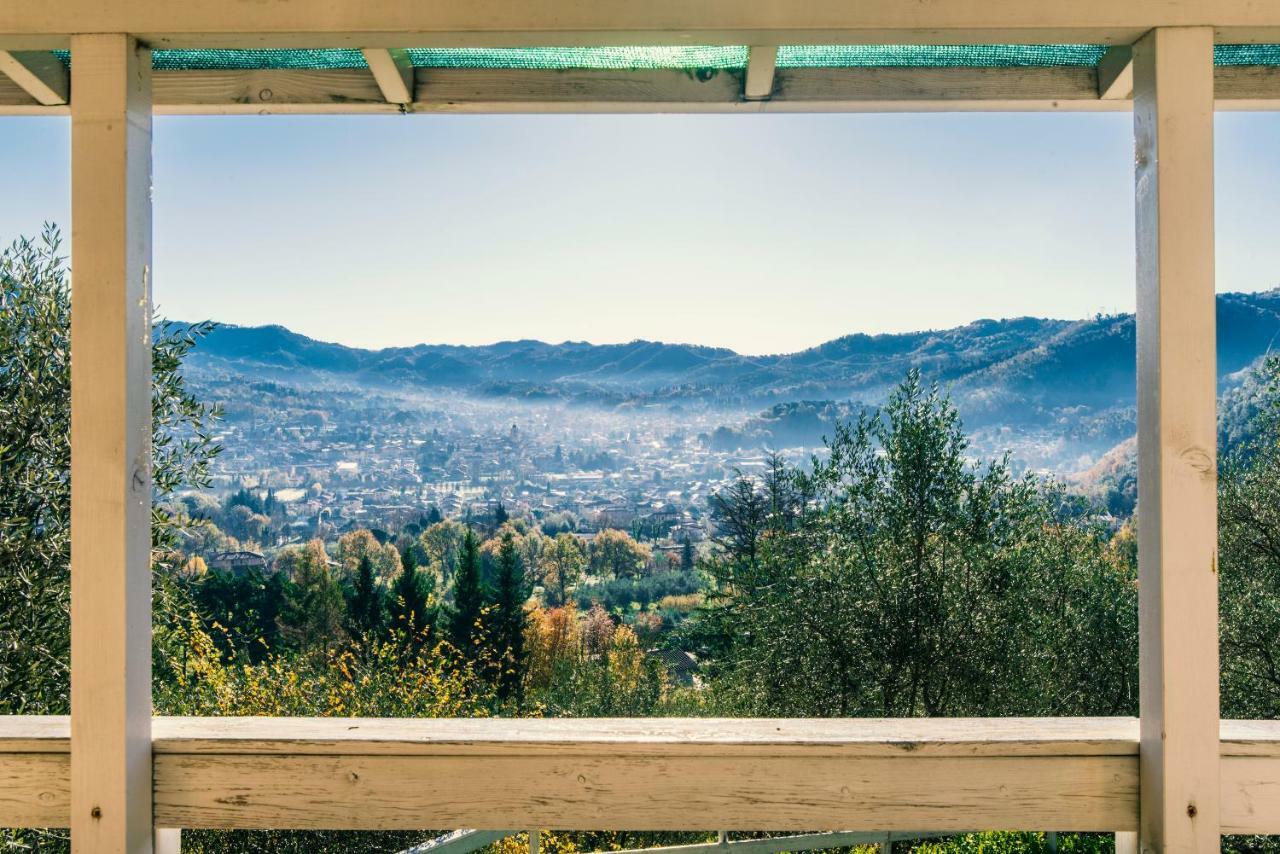 Valuable Rustic Tuscan Swimming Pool, Breathtaking View Of Camaiore Exteriör bild