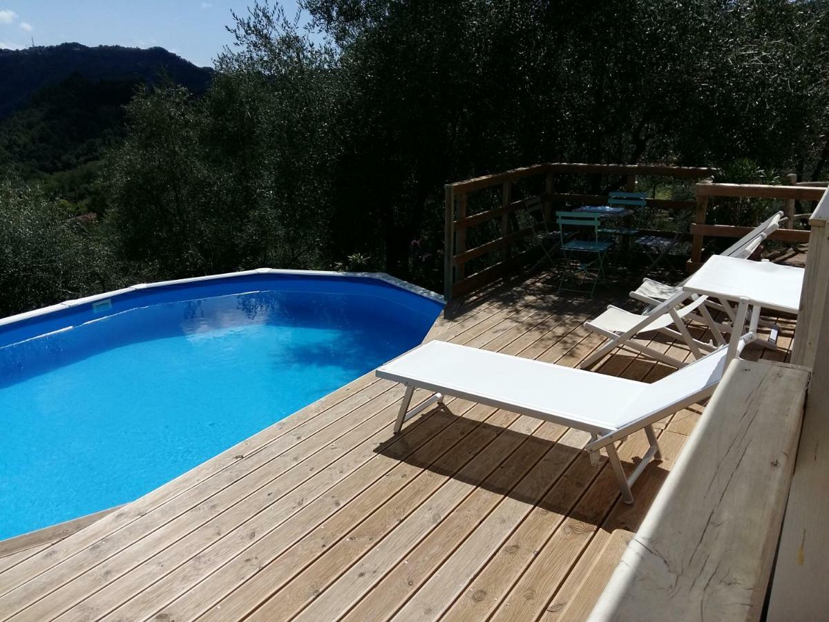 Valuable Rustic Tuscan Swimming Pool, Breathtaking View Of Camaiore Exteriör bild